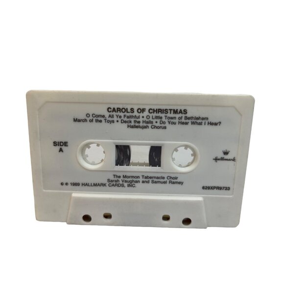 Hallmark Carols of Christmas Cassette 1989 Mormon Tabernacle Choir Vaughan A434 - Picture 2 of 7